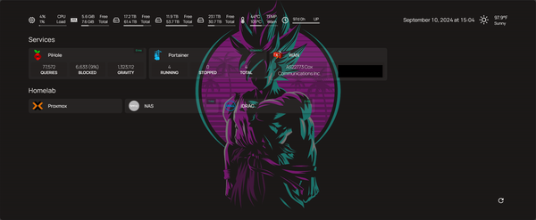 Homepage for your Homelab